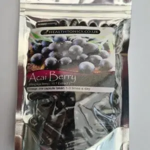 Acai Berry Capsules ( 10:1 Extract, equivalent to 3,500mg ), Vegan Capsules