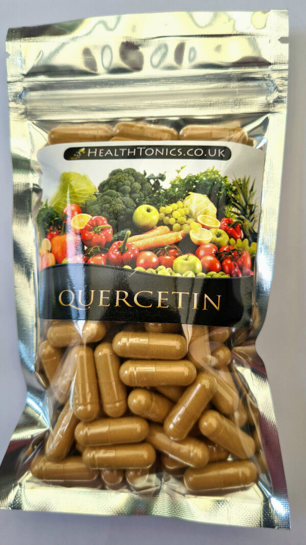 Quercetin ( 200mg ), Vegan Capsules, No Fillers, Standardised to 98%. UK.